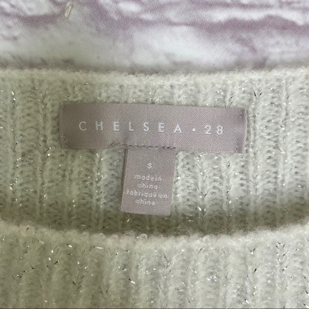 Chelsea28 Rib Metallic Sweater - Picture 8 of 13